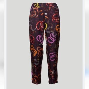 Ottod'Ame Vibrant Snake Print Women's Joggers